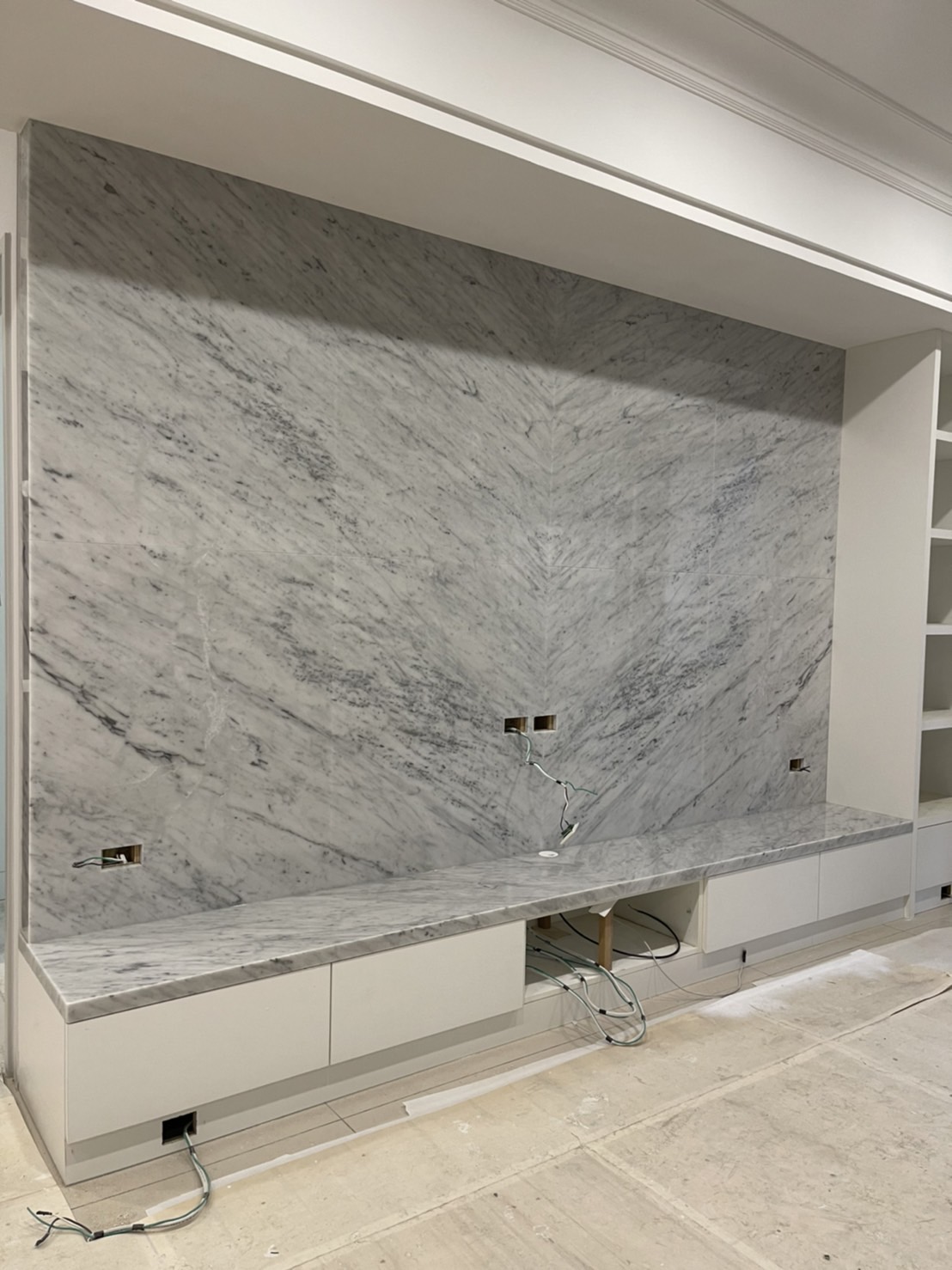 卡拉拉白-牆面+檯面