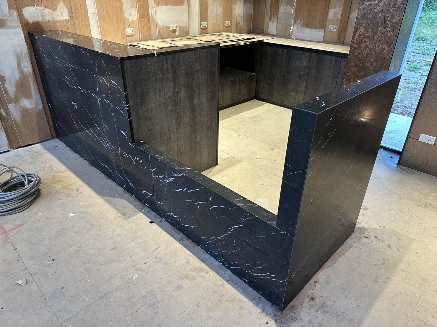 黑雲石仿古面-檯面