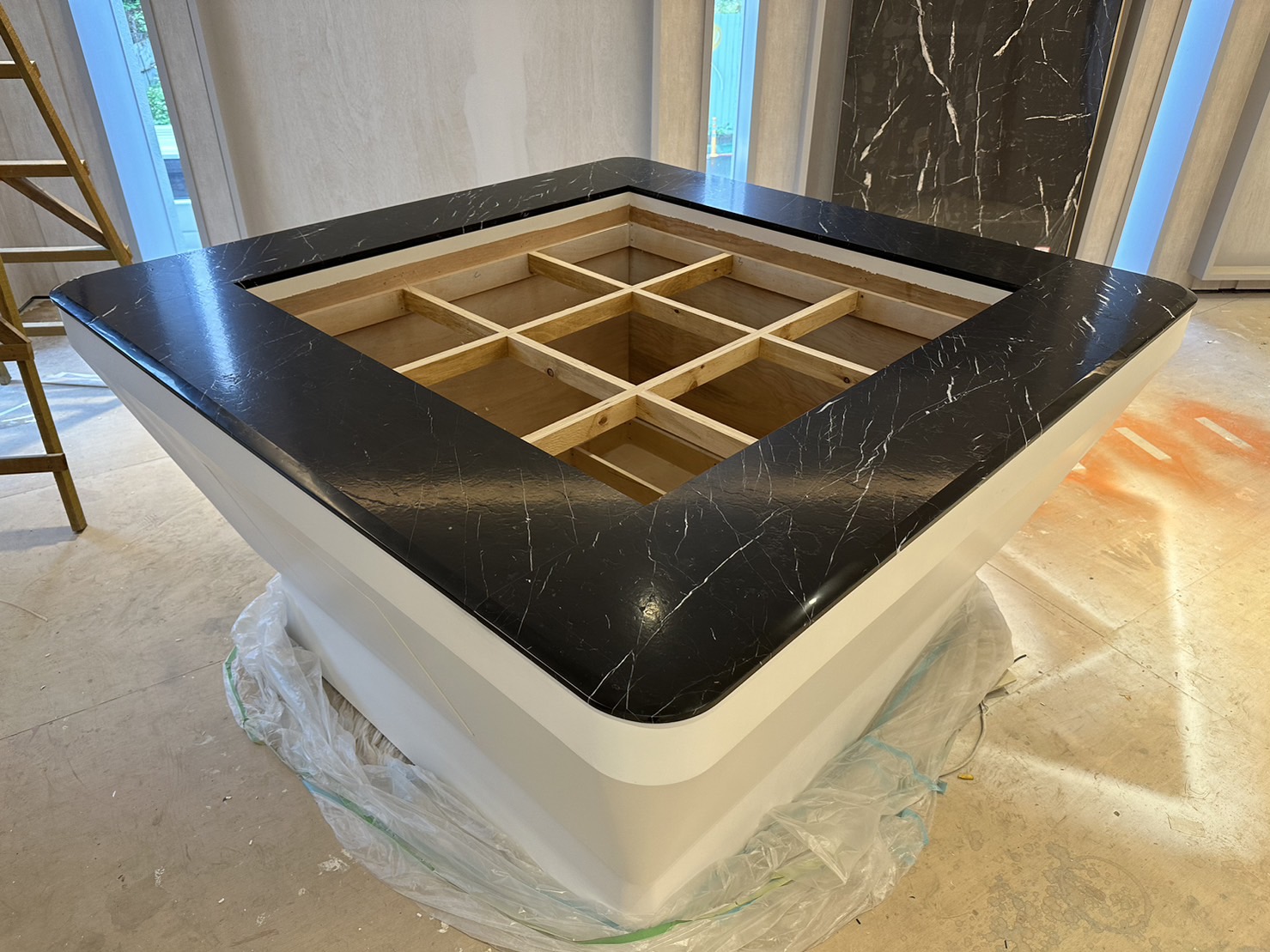 黑雲石仿古面-檯面