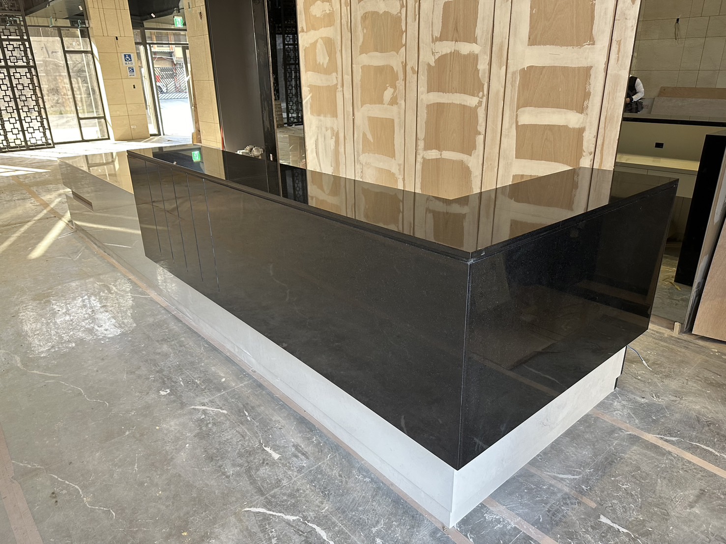 雅士白+印度黑-櫃台