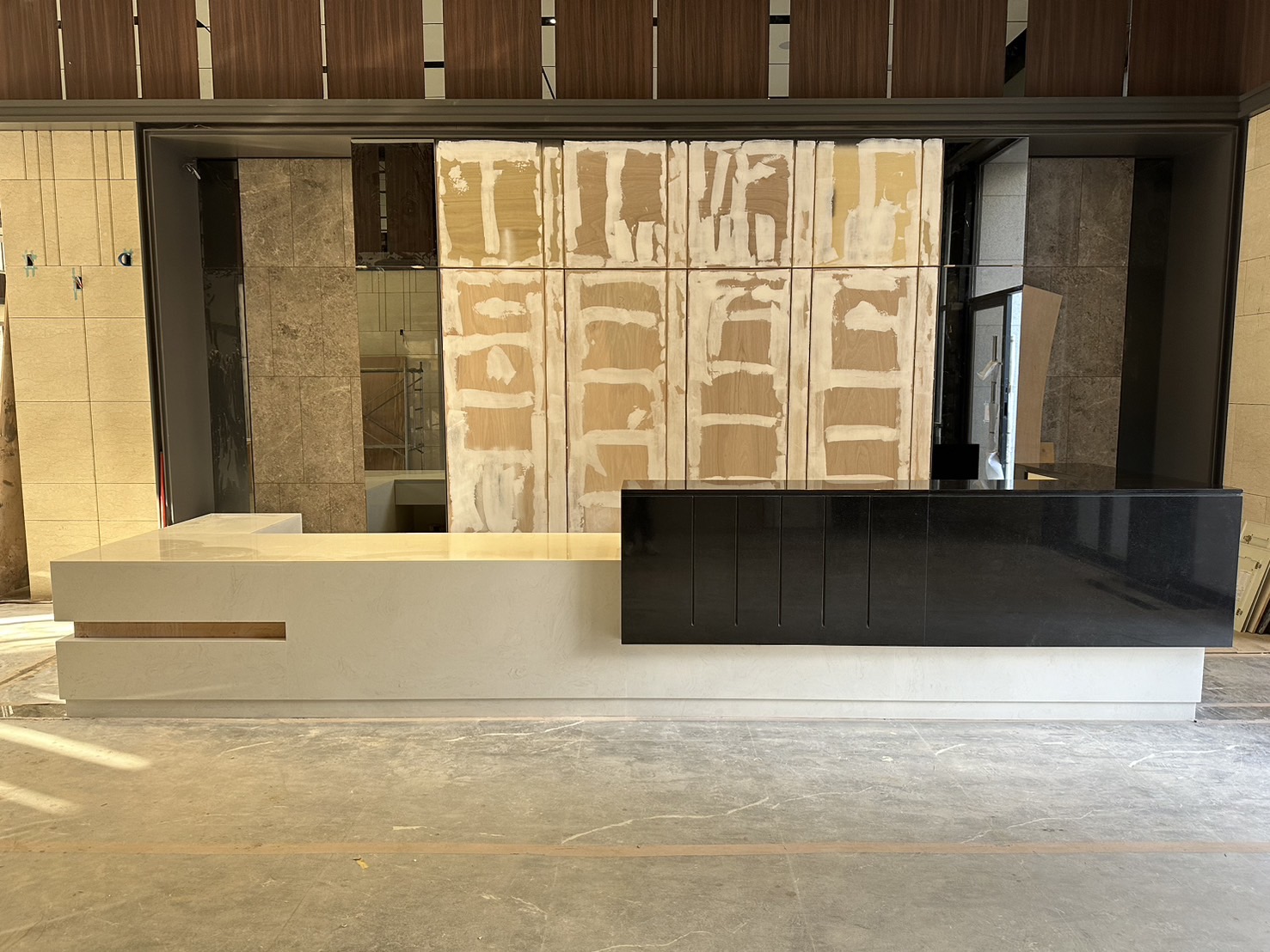 雅士白+印度黑-櫃台