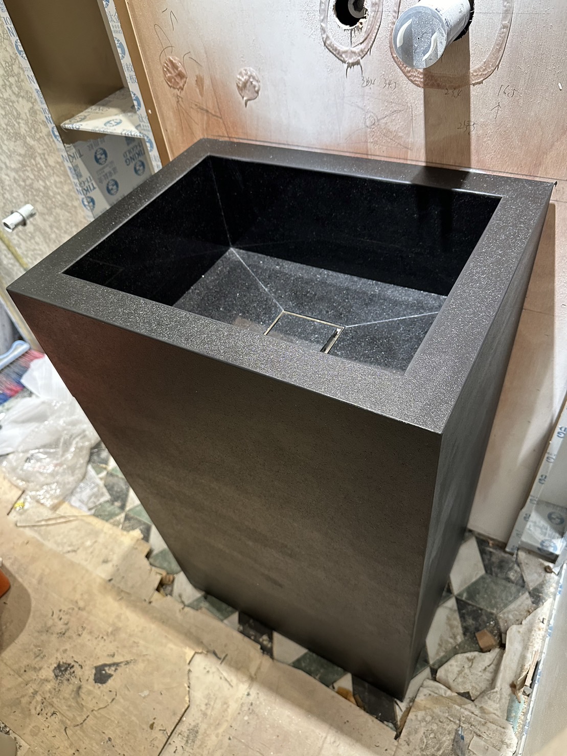 印度黑+印度黑水沖仿-洗手台