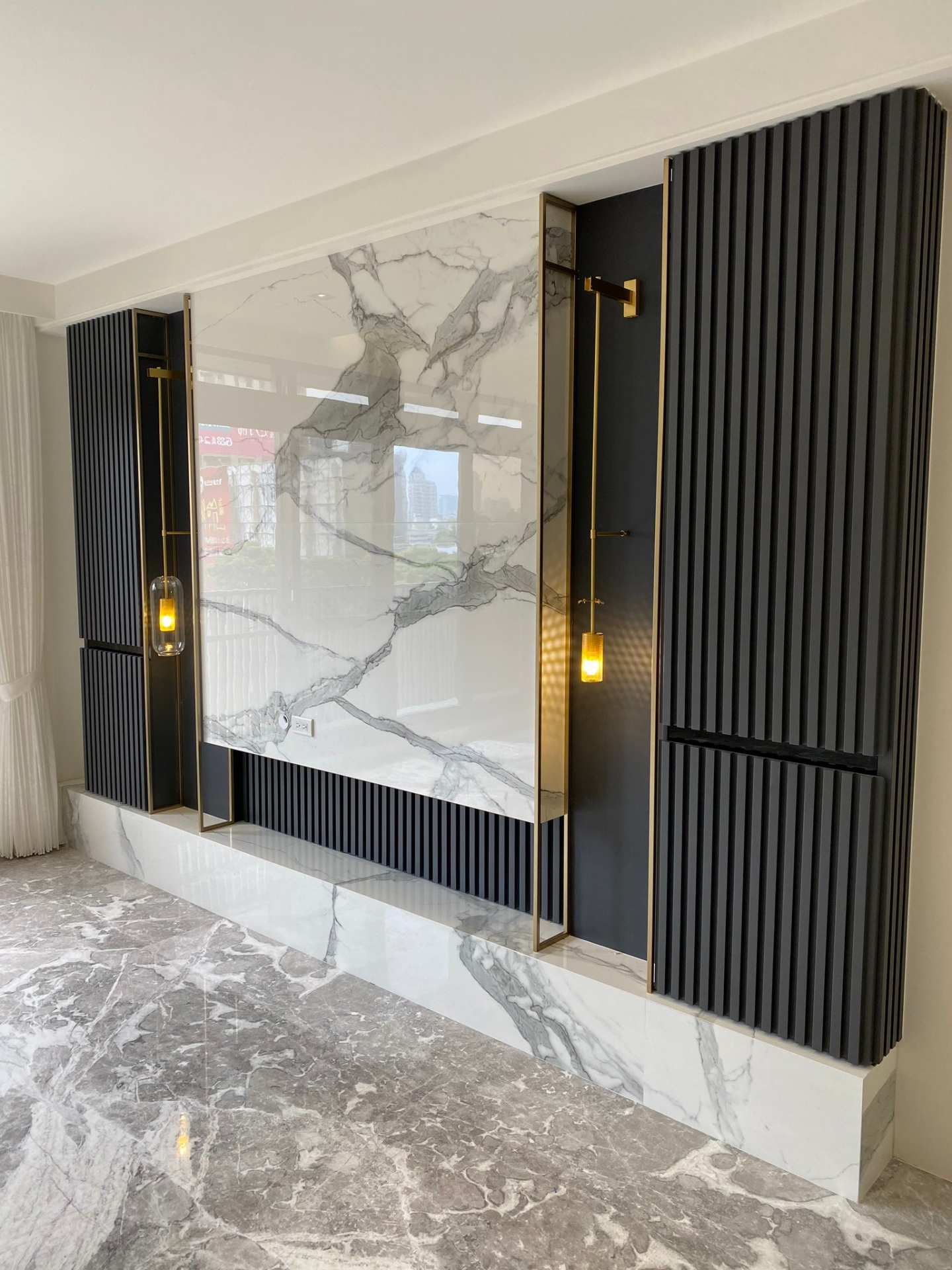 薄磚銀狐-牆面+檯面