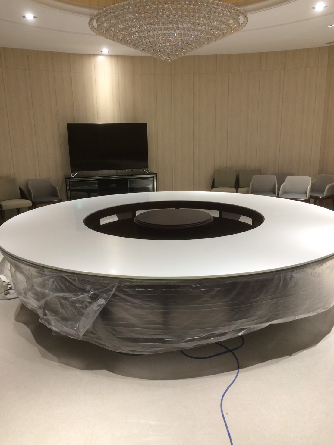 雪白(人造石)-會議桌