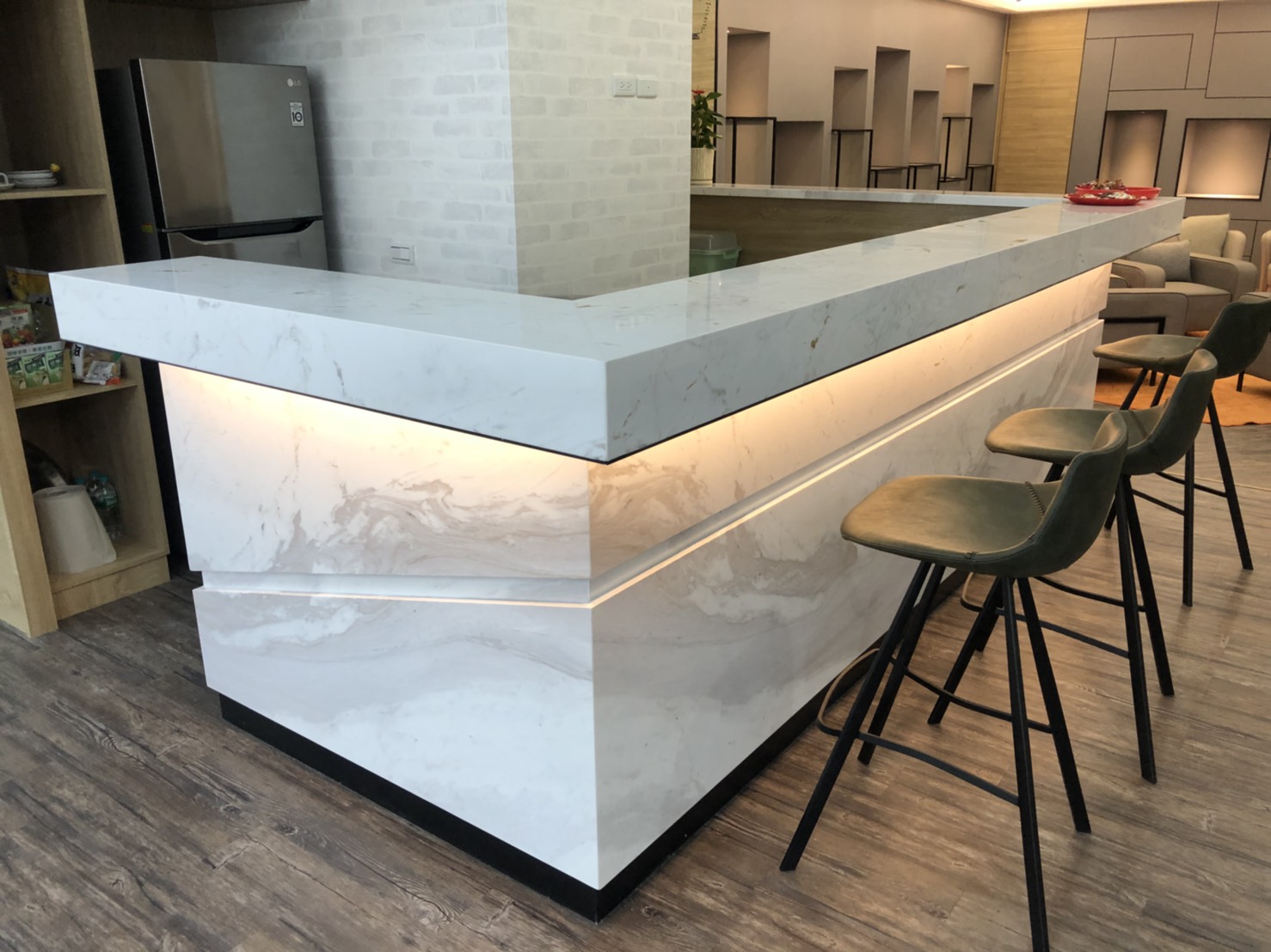 印度黑復古面-洗手檯面