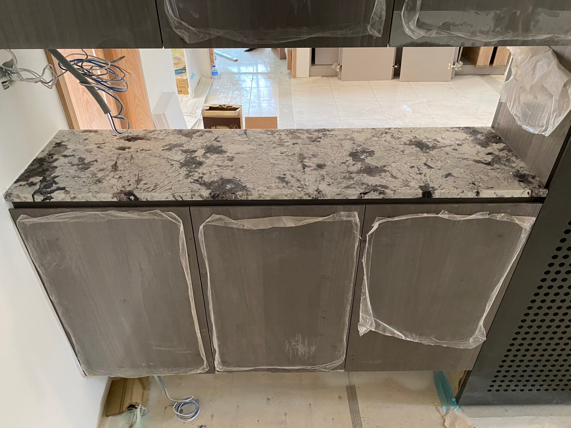 雪山藍復古面-檯面