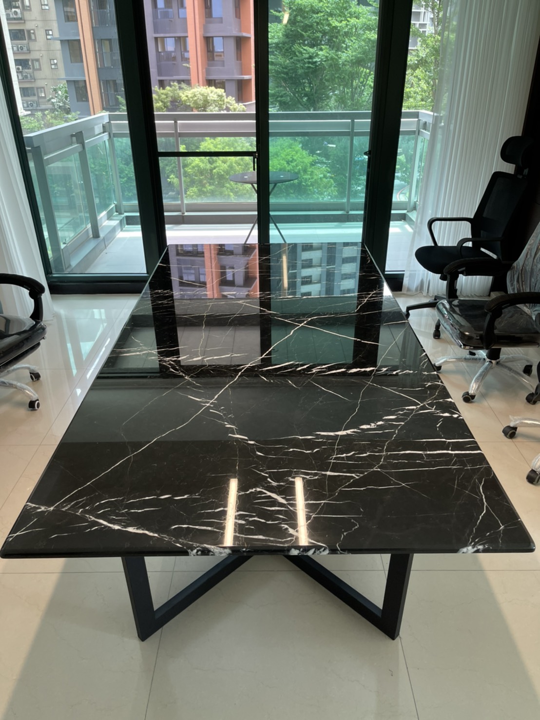 黑雲石-會議桌