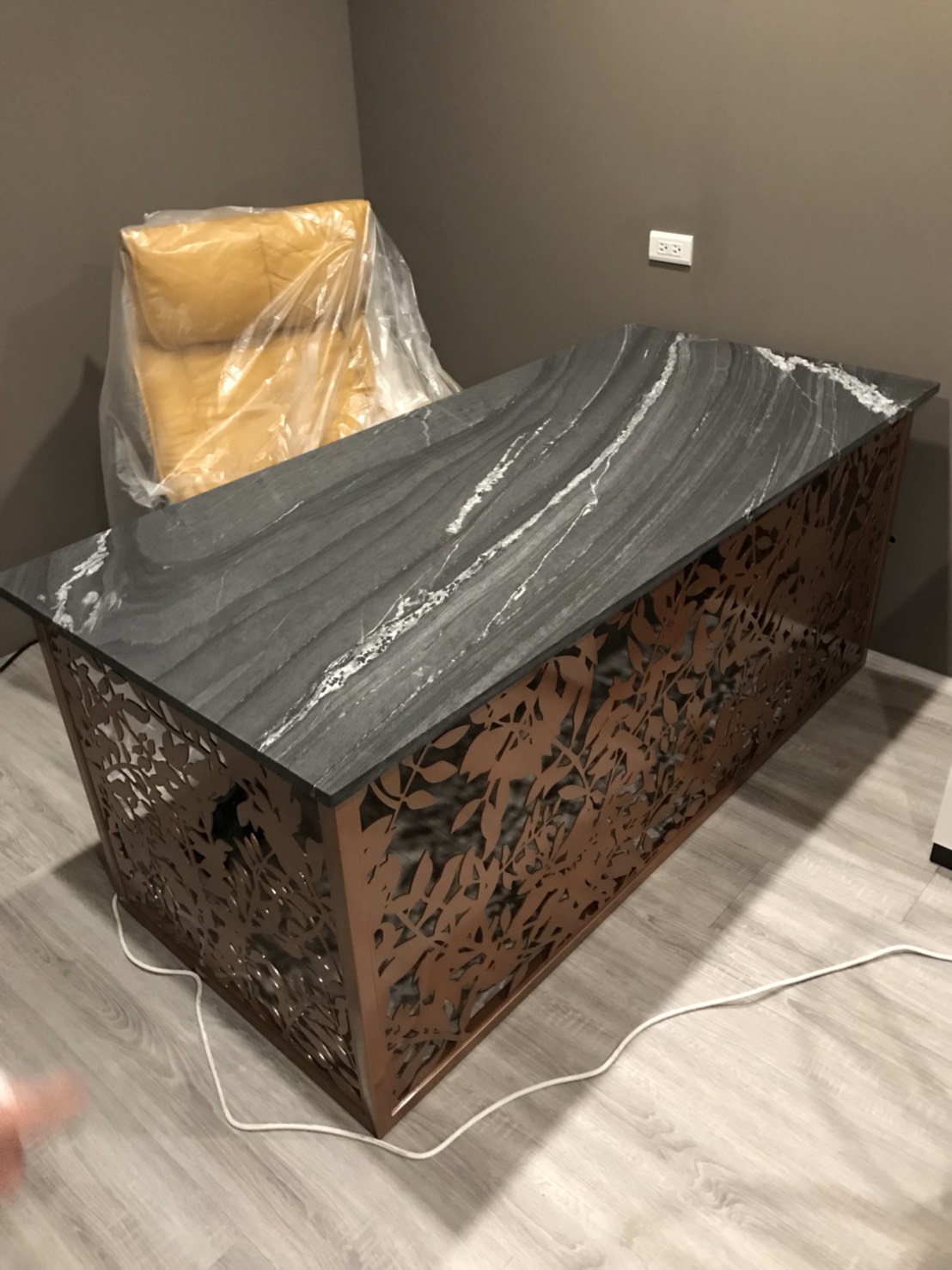 潑墨山水-辦公檯面