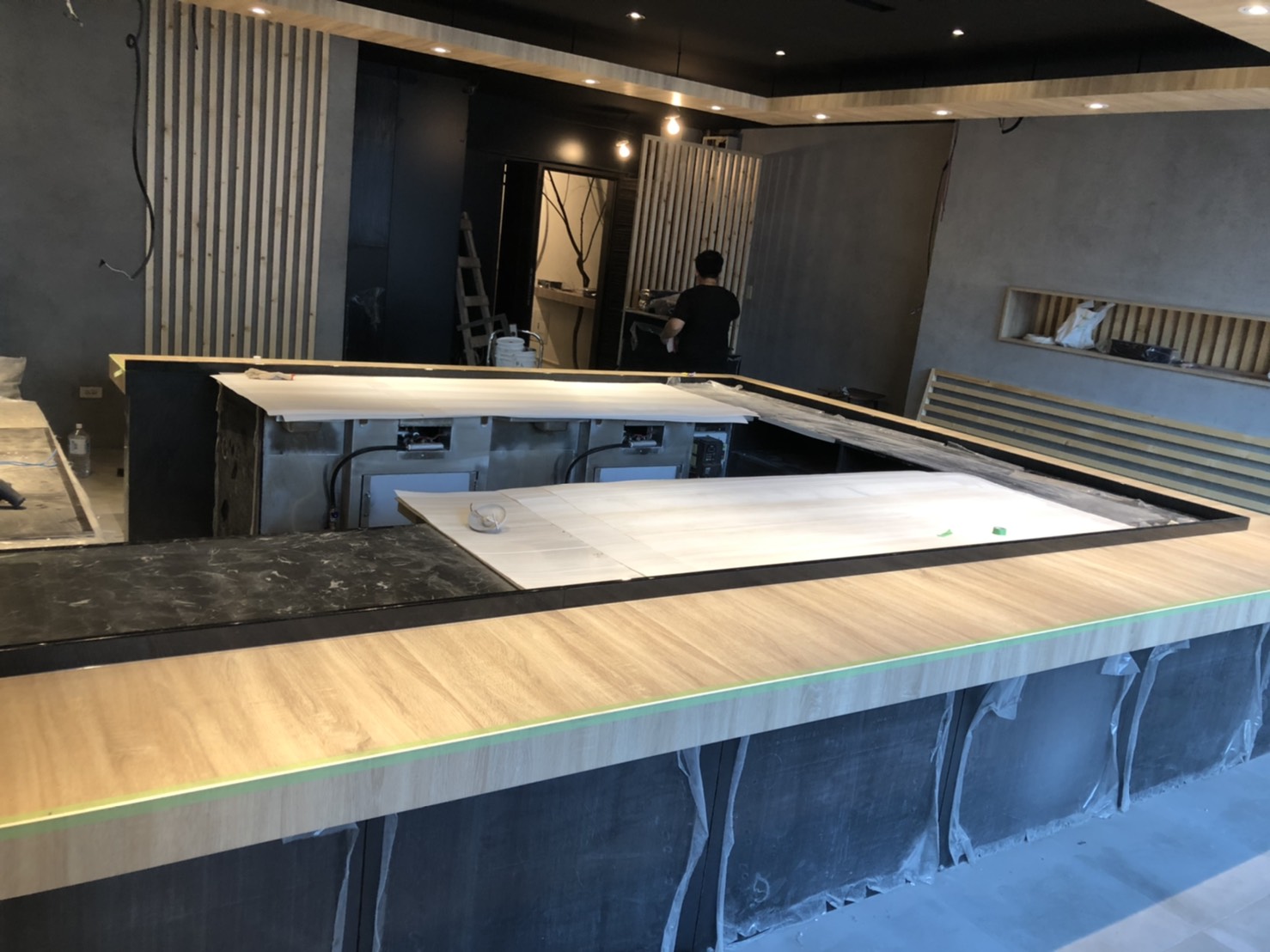 印度黑-鐵板燒擋板