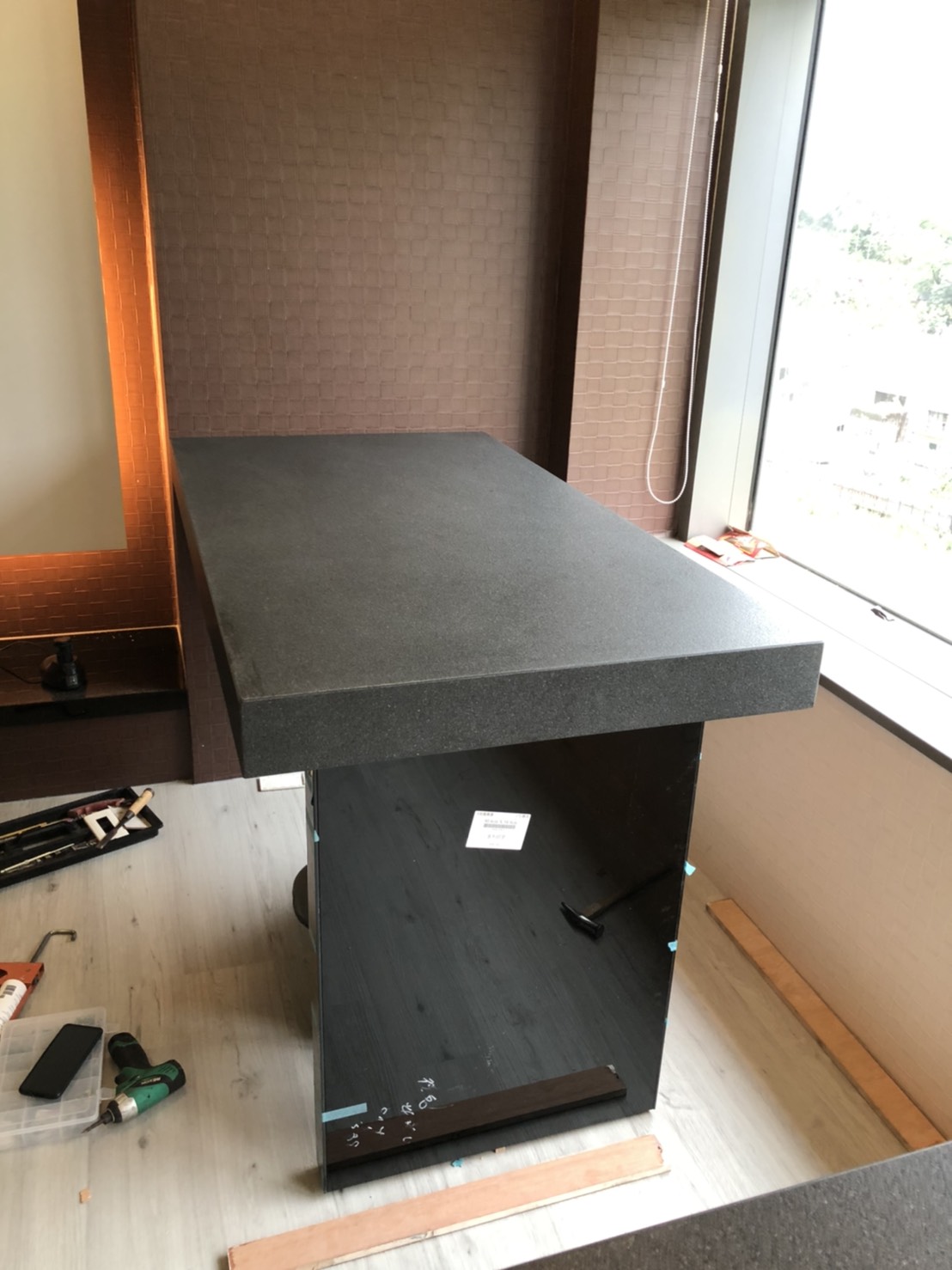 印度黑水沖仿古面-檯面