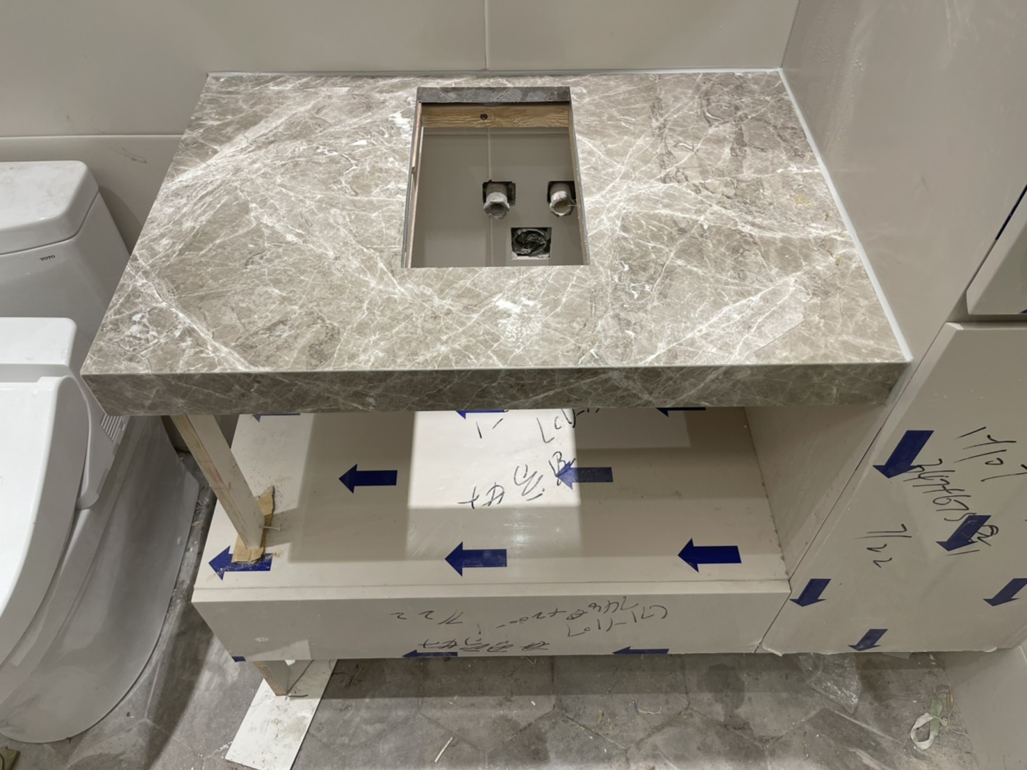 安格拉珍珠-洗手檯面