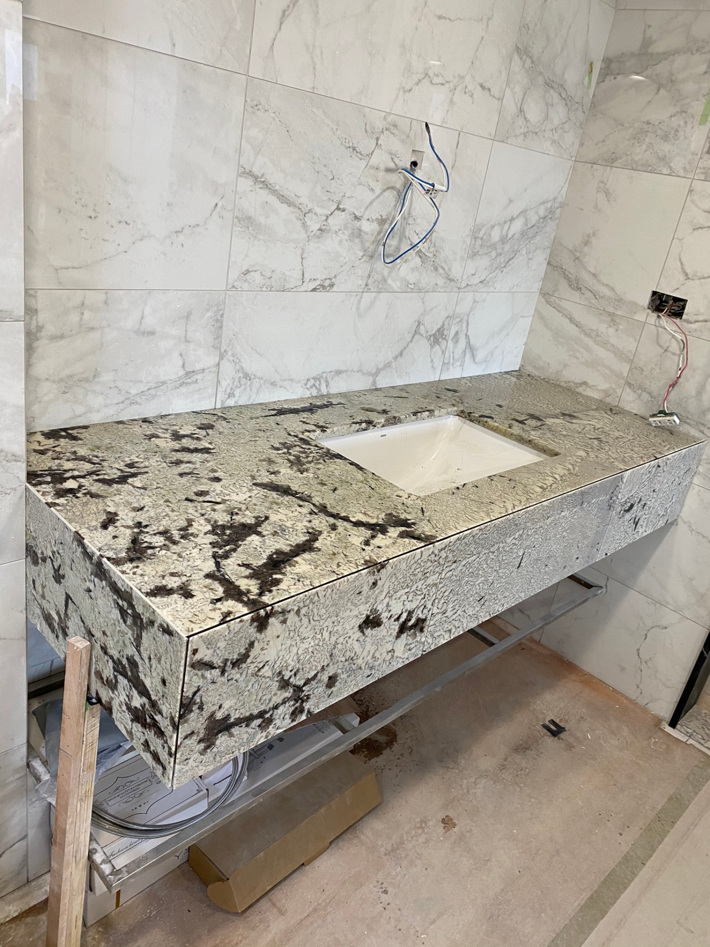 白金-洗手台加抽屜板