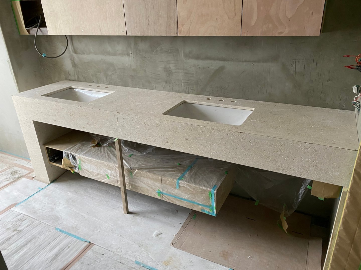 木化石-洗手檯面