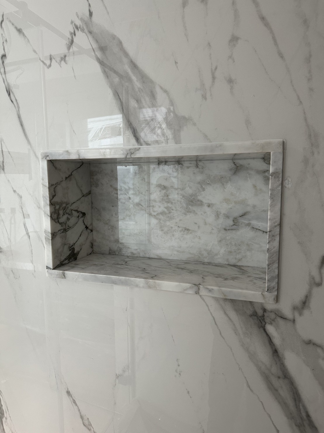 山水雕刻-內凹檯面