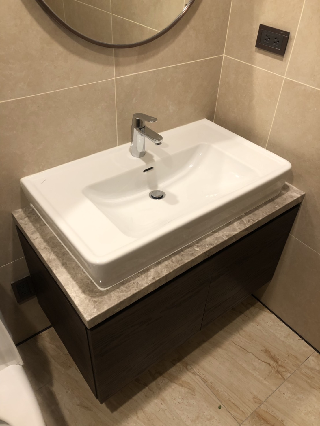 愛馬仕-洗手檯面