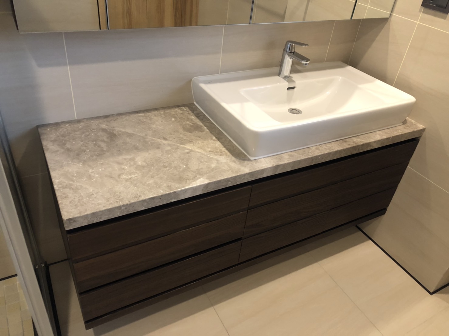 愛馬仕-洗手檯面