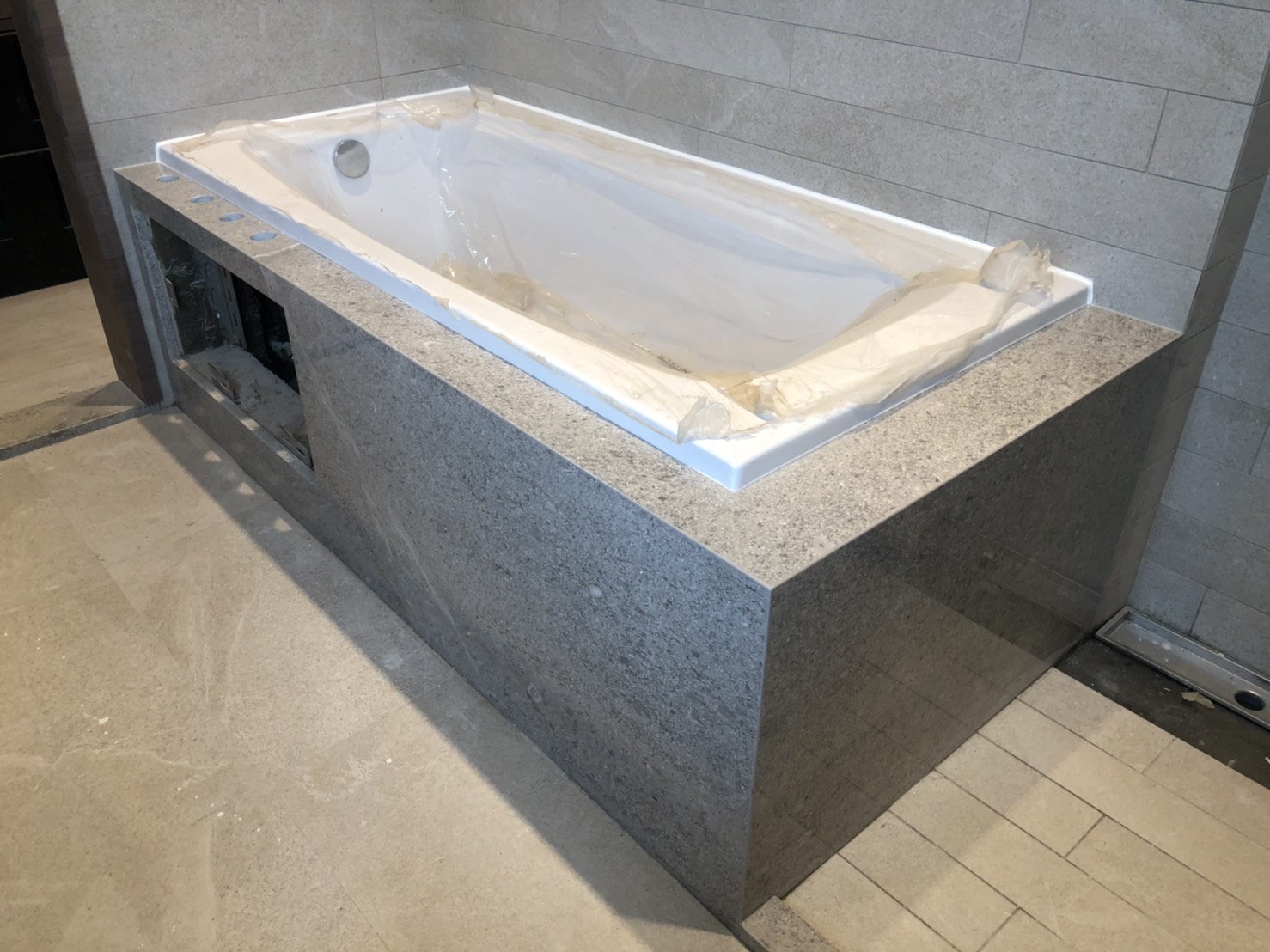 克羅帝灰-浴缸蓋板