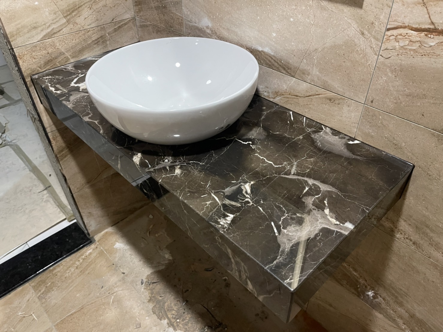 黑金鋒-洗手檯面