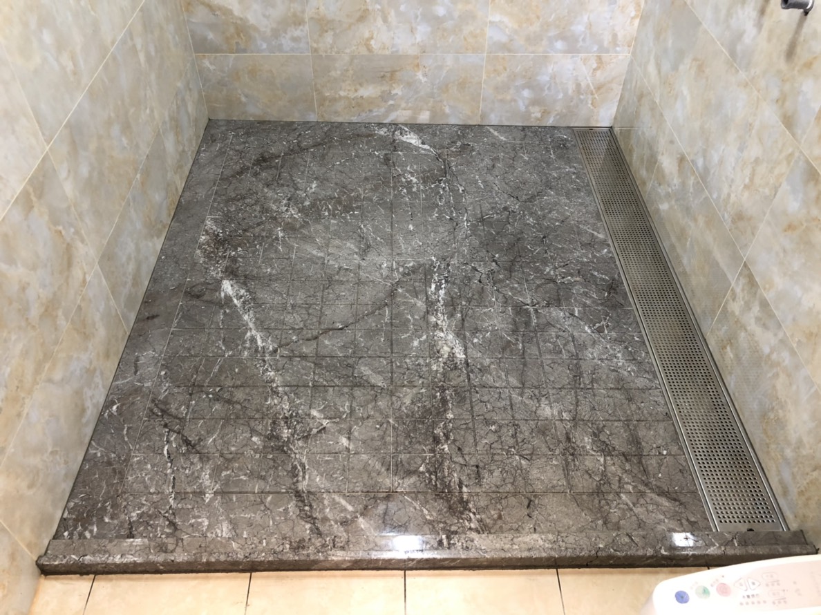 灰網-浴室淋浴地坪