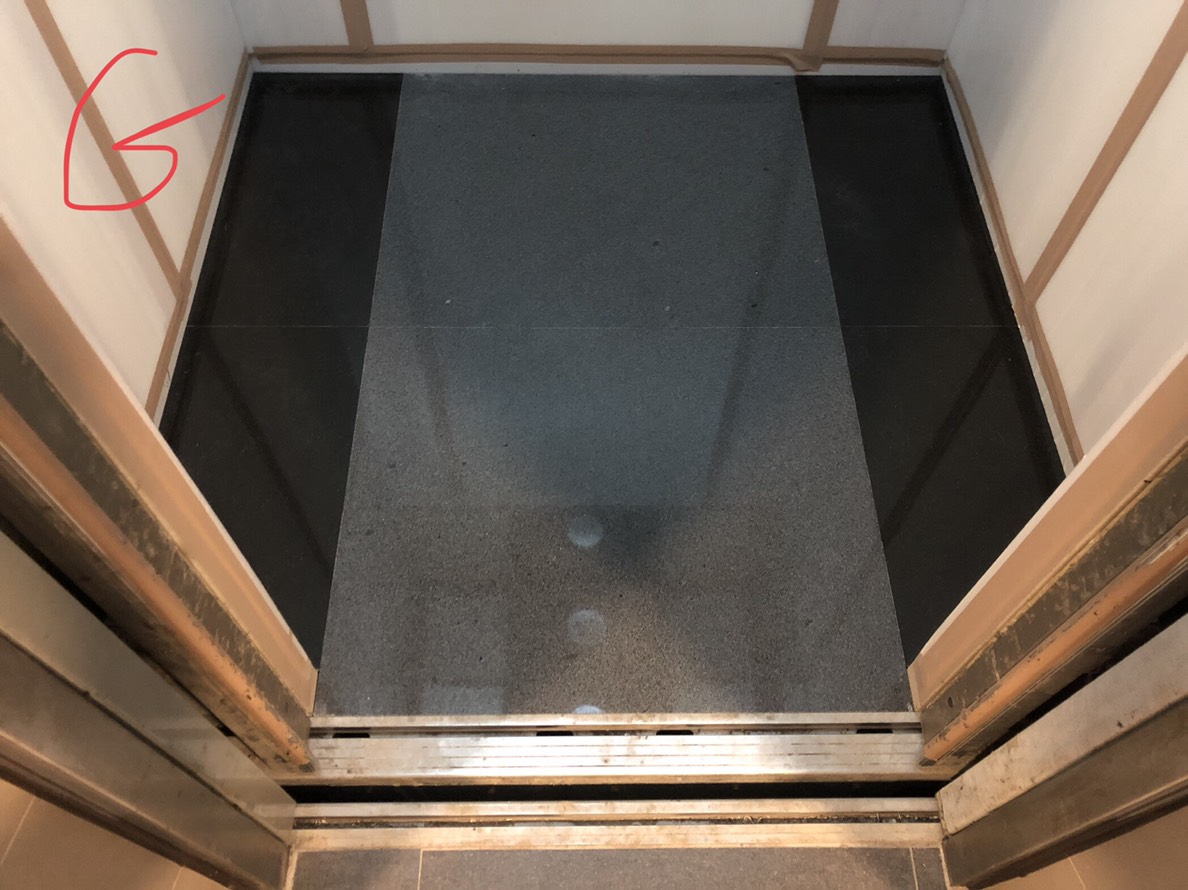 印度黑+#654石材-電梯車箱地坪