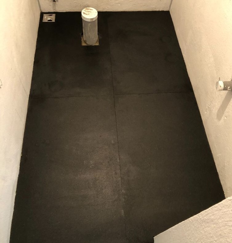 印度黑水沖仿古-玄關地坪+浴廁地坪