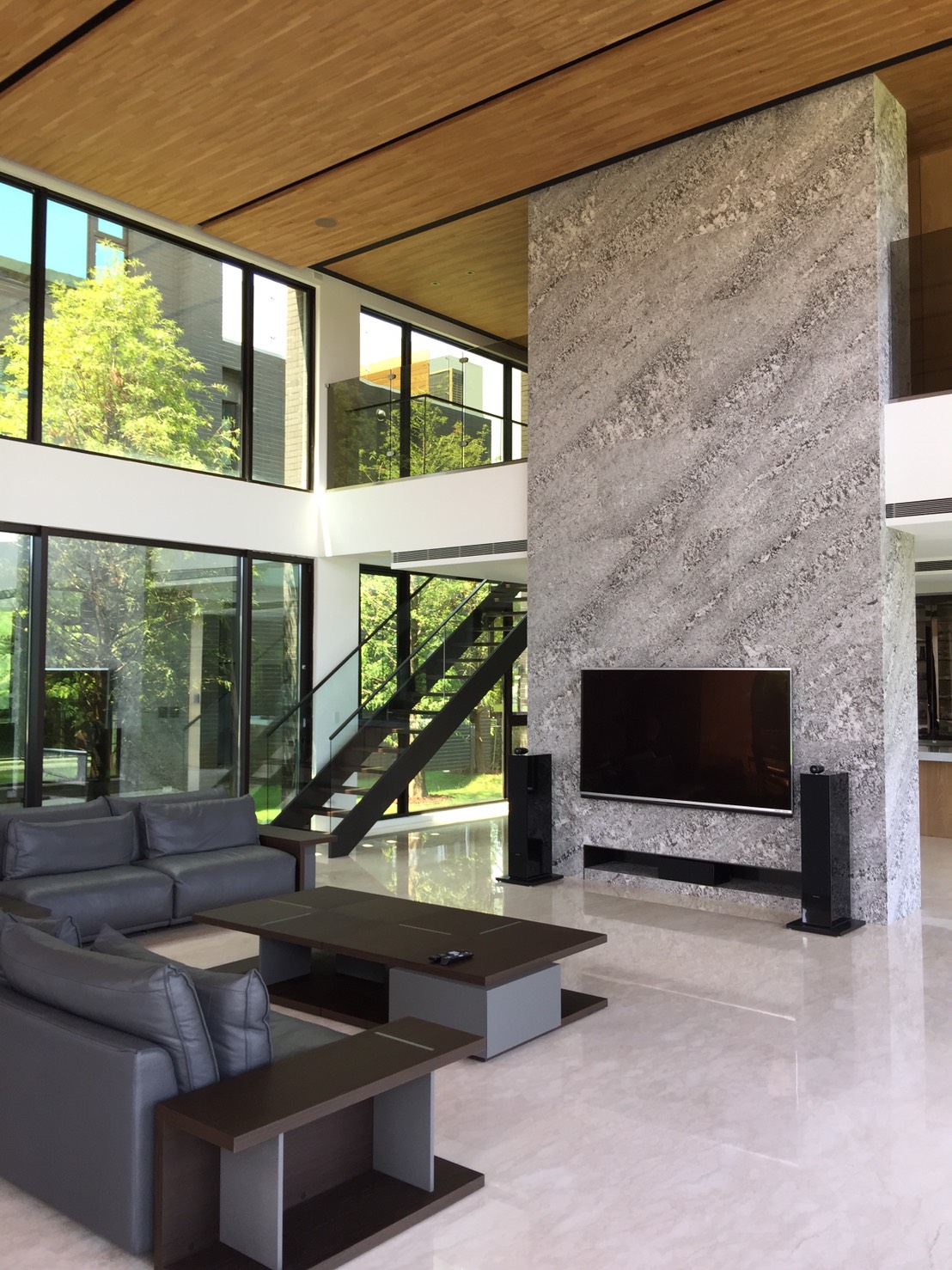 皇家銀鑽-電視牆