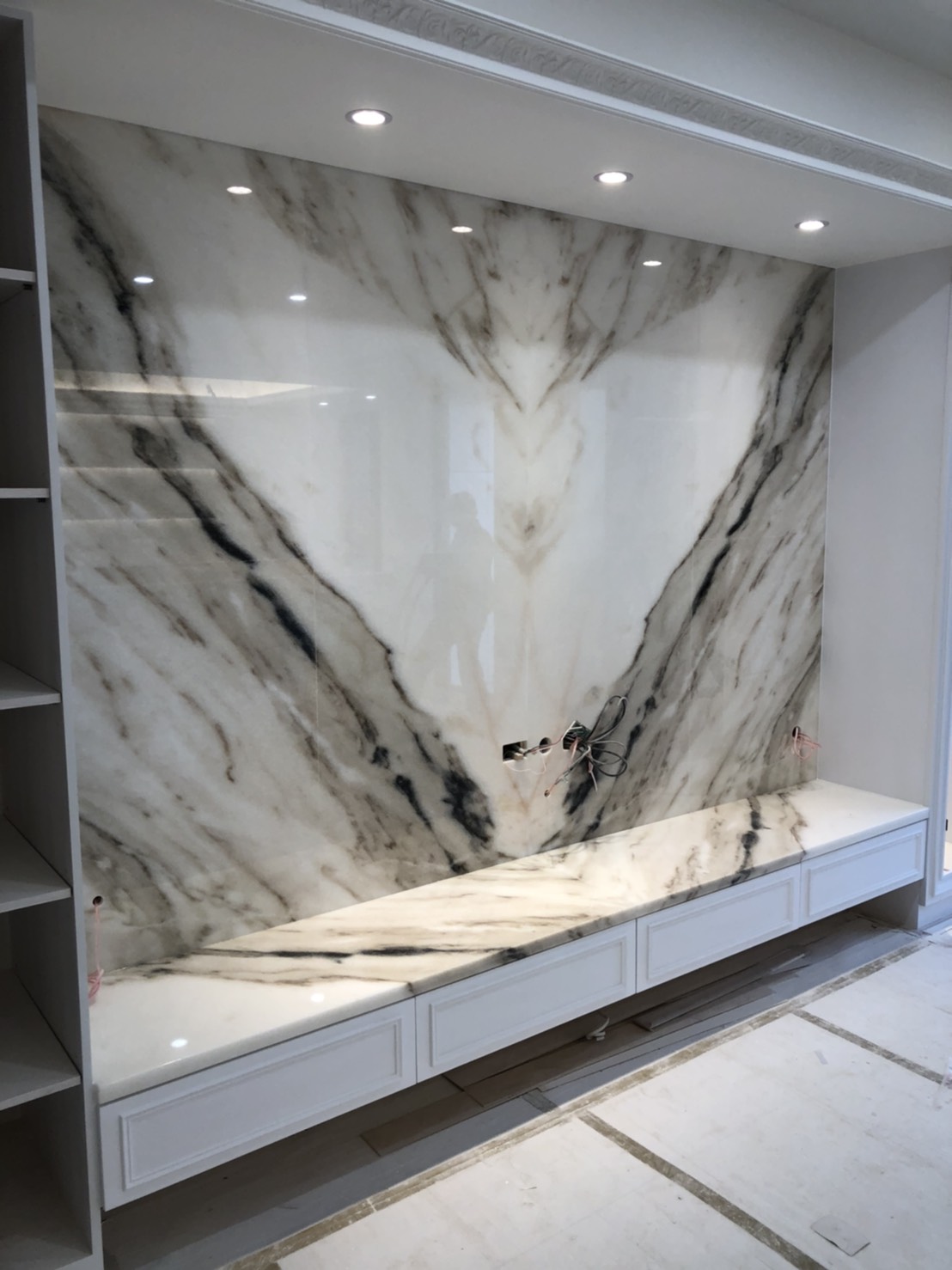 巧克力白-電視牆