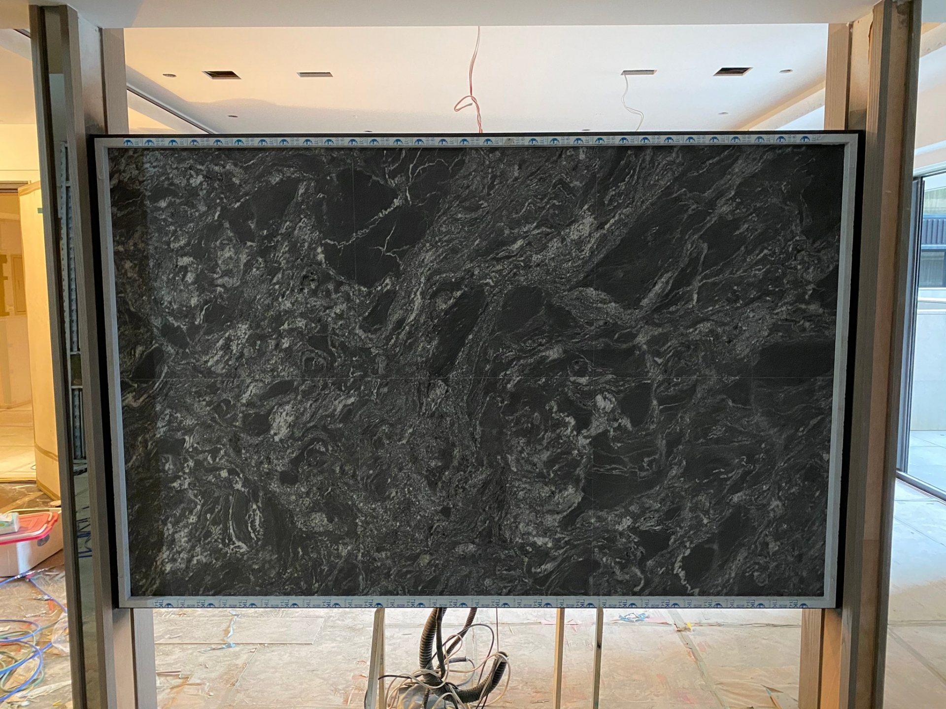 潑墨山水-電視牆