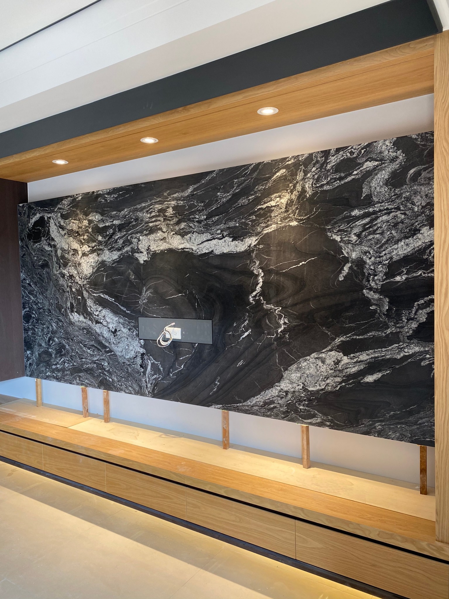 潑墨山水-電視牆