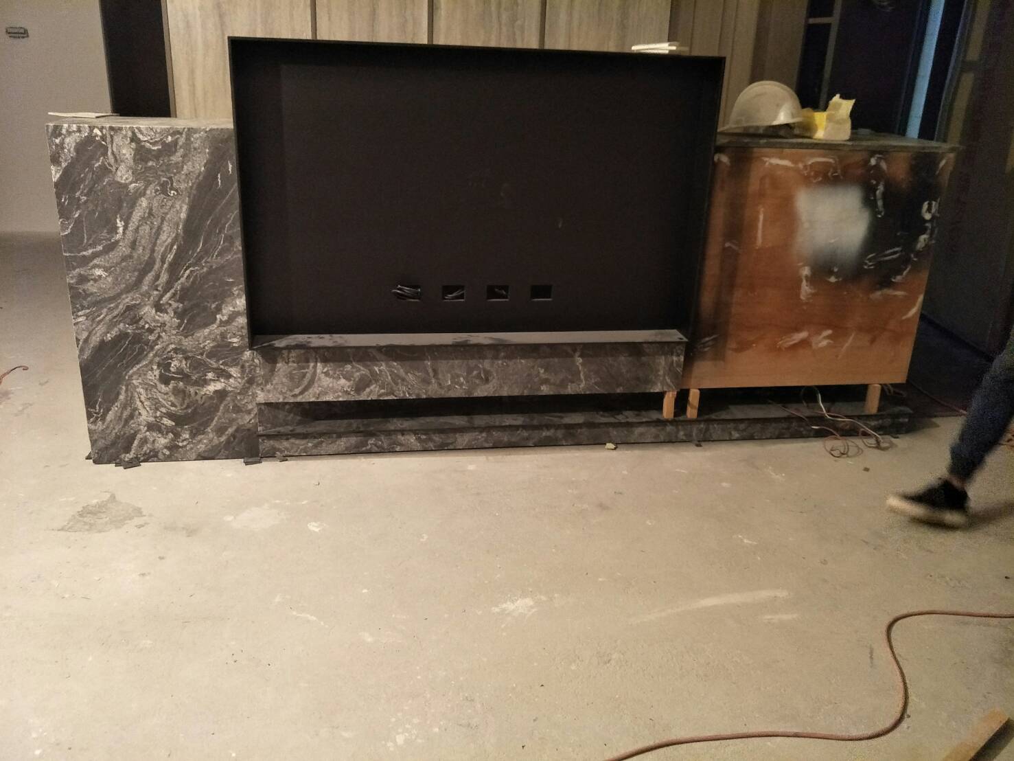 潑墨山水-電視牆