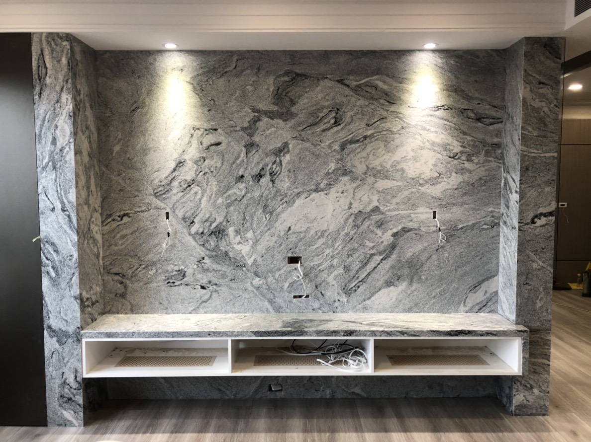 山水石-電視牆
