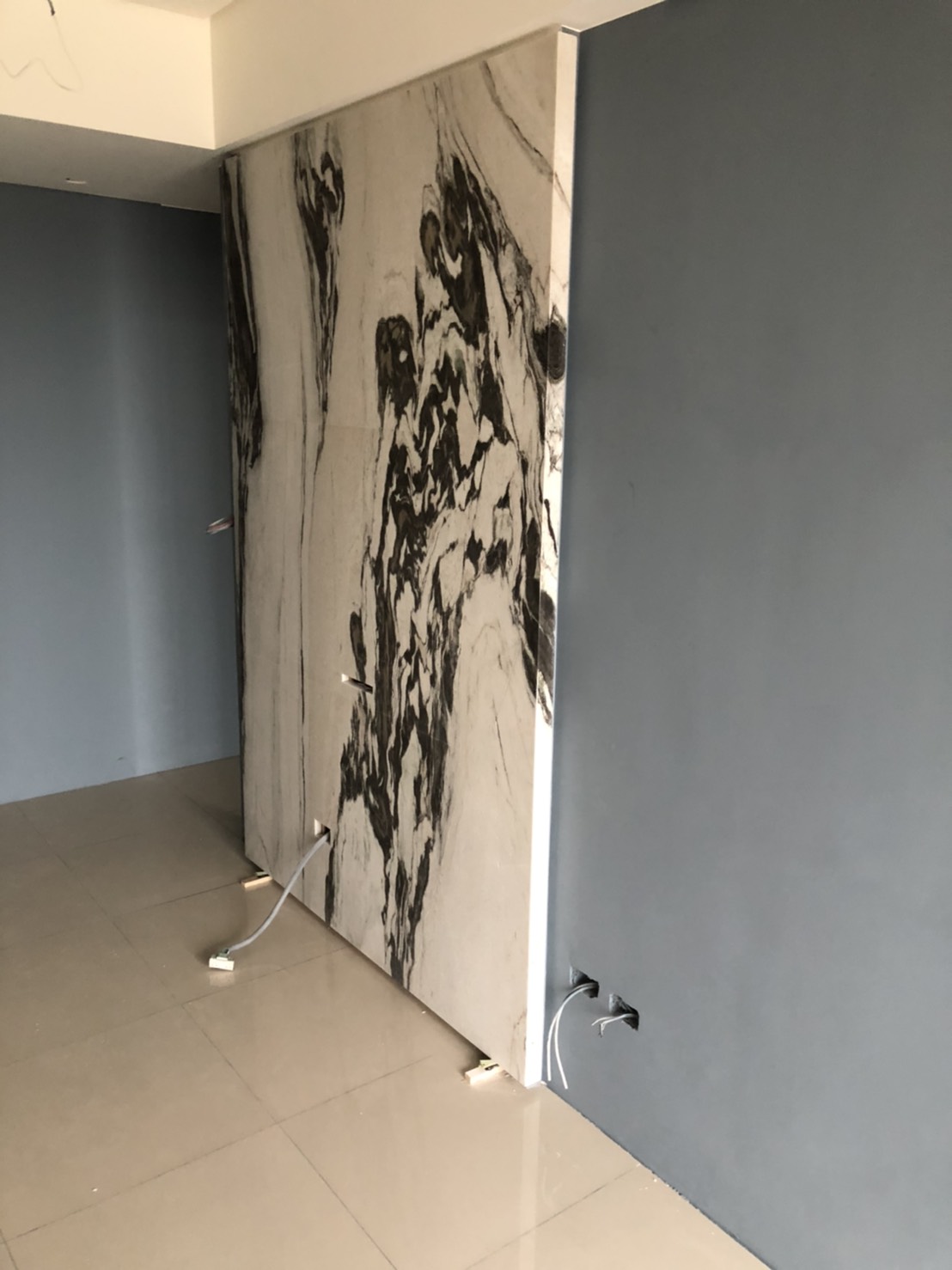 水硯水沖面-餐廳牆