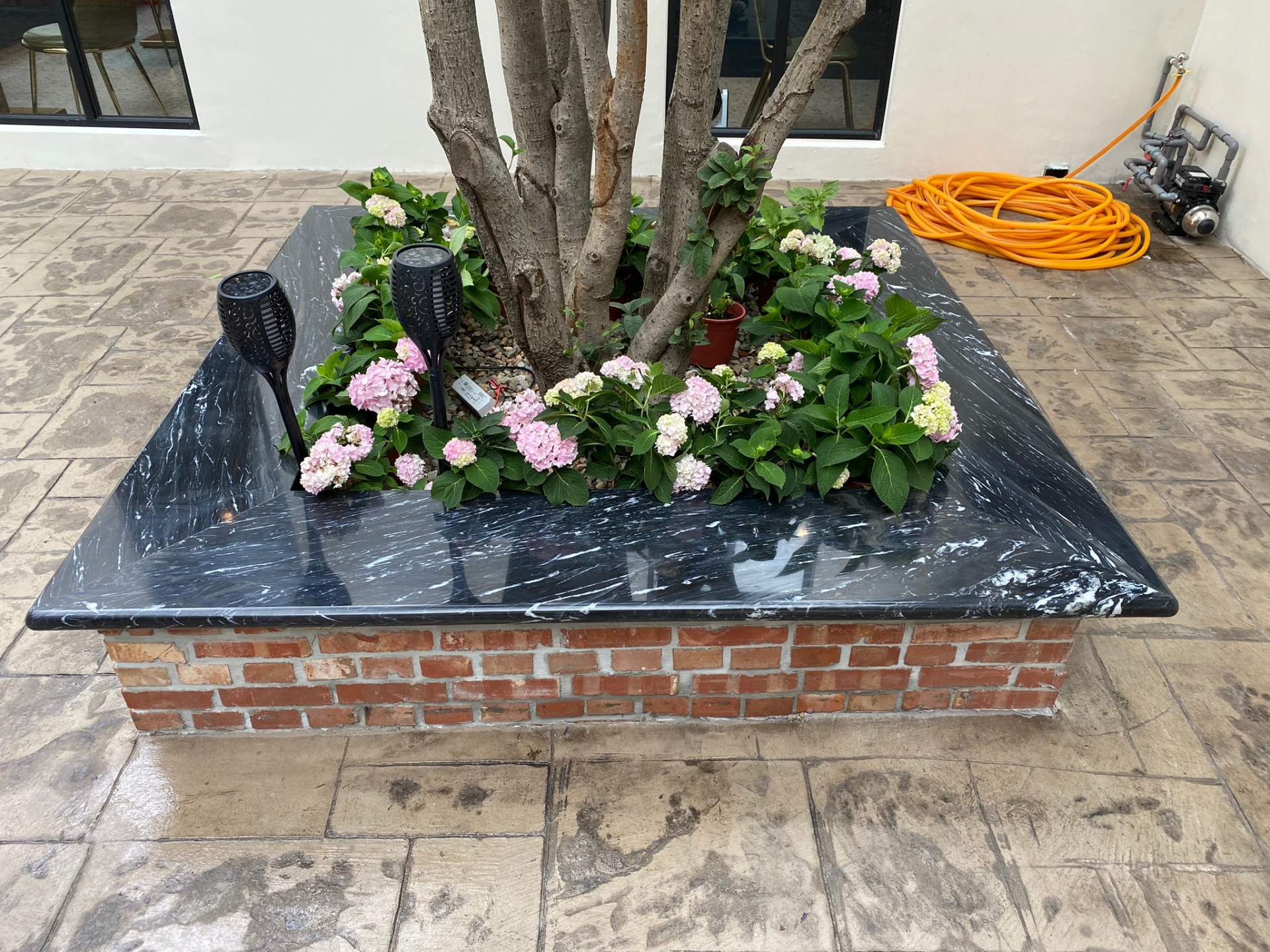 黑部立山-花圃檯面