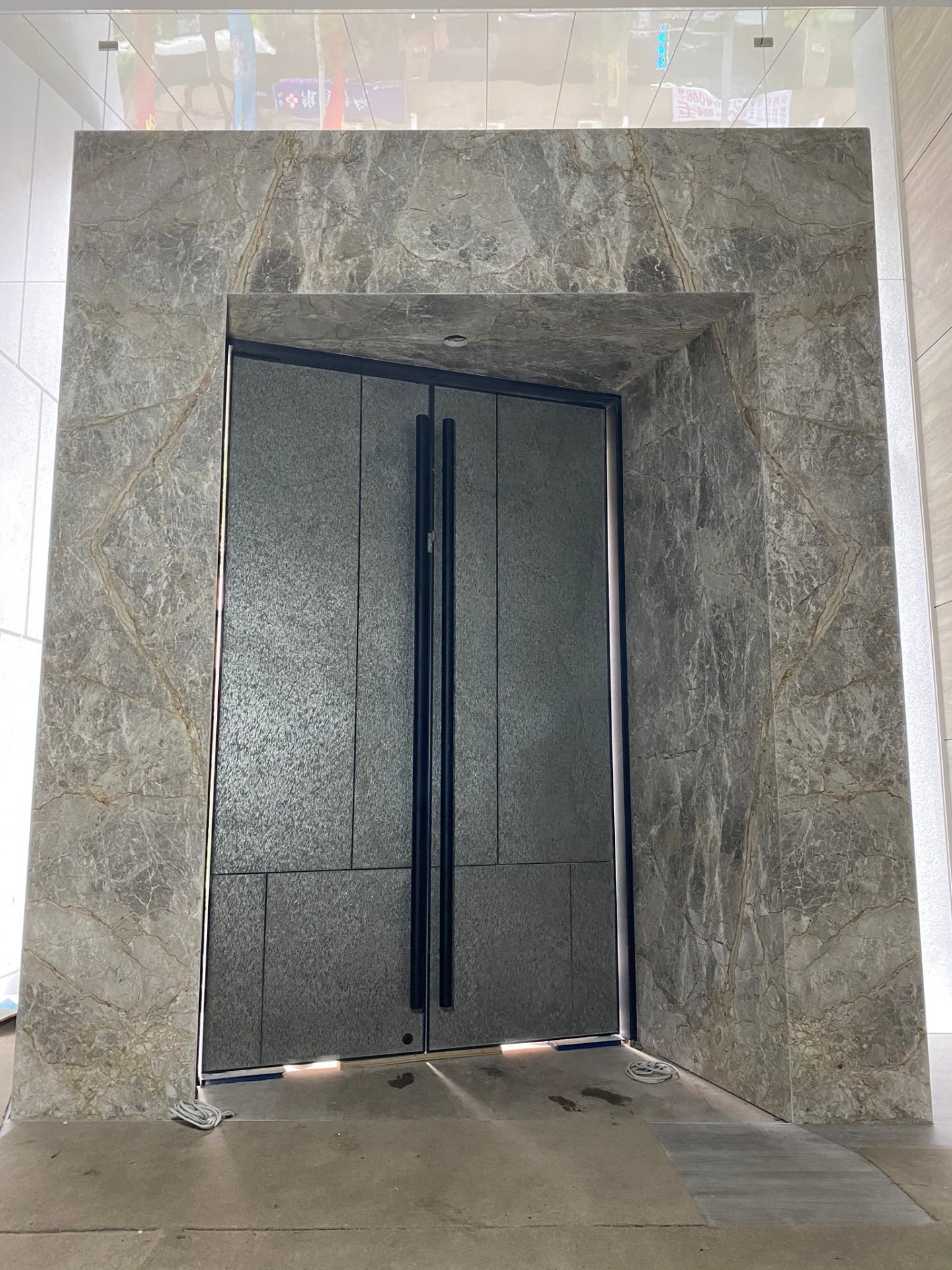 安格拉珍珠-大門門斗+黑瑪瑙燒面-踏階