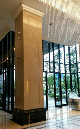 大廳牆面及柱子-完工成品